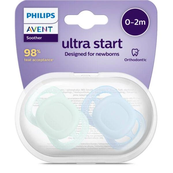 AVENT CHUPETE ULTRA START LISO NENE 0-2