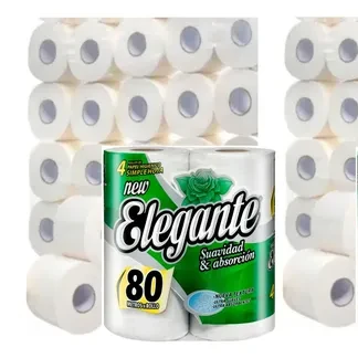 ELEGANTE PH BLANCO MAX 4 X 80 M 1 HOJA PREMIUM BULTO 10